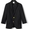 Lands’ End School Uniform Boys Hopsack Blazer(Black)