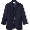Lands’ End School Uniform Boys Hopsack Blazer(Deep Navy)