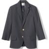 Lands’ End School Uniform Boys Hopsack Blazer(Slate Frost)