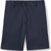 Lands’ End School Uniform Boys Plain Front Blend Chino Shorts(Classic Navy)