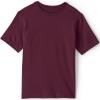 Lands’ End School Uniform Boys Short Sleeve Essential T-Shirt(Burgundy)