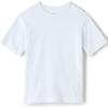 Lands’ End School Uniform Boys Short Sleeve Essential T-Shirt(White)