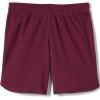 Lands’ End School Uniform Girls Mesh Gym Shorts(Burgundy)