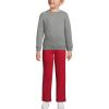 Lands’ End School Uniform Kids Crew Sweatshirt(Pewter Heather)