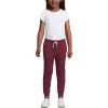 Lands’ End School Uniform Kids Jogger Sweatpants(Burgundy)