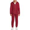 Lands’ End School Uniform Kids Jogger Sweatpants(Garnet)