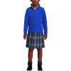 Lands’ End School Uniform Kids Lightweight Fleece Quarter Zip Pullover(Cobalt)