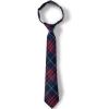 Lands’ End School Uniform Kids Pre Tied Tie(Classic Navy Large Plaid)