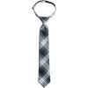 Lands’ End School Uniform Kids Pre Tied Tie(White Plaid)