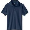 Lands’ End School Uniform Kids Short Sleeve Rapid Dry Polo Shirt(Classic Navy)