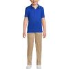 Lands’ End School Uniform Kids Short Sleeve Rapid Dry Polo Shirt(Cobalt)