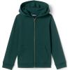 Lands’ End School Uniform Kids Zip Front Sweatshirt(Evergreen)