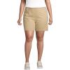Lands’ End School Uniform Women’s Pull-On 7″ Chino Shorts(Desert)