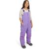 Lands’ End Unisex Kids Squall Waterproof Adjustable Insulated Iron Knee Snow Bib Overalls(Paisley Purple)