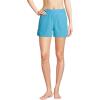 Lands’ End Women’s 3″ Quick Dry Elastic Waist Board Shorts Swim Cover-up Shorts with Panty(Turquoise)