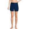 Lands’ End Women’s 5″ Quick Dry Elastic Waist Board Shorts Swim Cover-up Shorts with Panty(Deep Sea Navy)