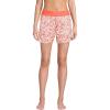 Lands’ End Women’s 5″ Quick Dry Elastic Waist Board Shorts Swim Cover-up Shorts with Panty(Orange Mini Tropic Leaves)