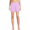 Lands’ End Women’s 5″ Quick Dry Elastic Waist Board Shorts Swim Cover-up Shorts with Panty(Wild Lilac)