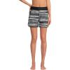 Lands’ End Women’s 5″ Quick Dry Elastic Waist Board Shorts Swim Cover-up Shorts(Black/White Ombre)