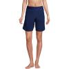 Lands’ End Women’s 9″ Quick Dry Elastic Waist Modest Board Shorts Swim Cover-up Shorts with Panty(Deep Sea Navy)