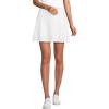 Lands’ End Women’s Active Adaptive Lycra Skater Skorts(White Eyelet)