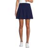 Lands’ End Women’s Active High Impact High Rise Pleated Skort(Deep Sea Navy)