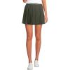Lands’ End Women’s Active Woven Pleated Skort(Dark Olive Green)