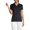 Lands’ End Women’s American-Grown Supima Cotton Polo Shirt(Black)