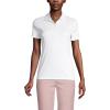 Lands’ End Women’s American-Grown Supima Cotton Polo Shirt(White)