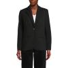 Lands’ End Women’s Brushed Ponte Traditional Blazer(Black)