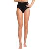 Lands’ End Women’s Chlorine Resistant Pinchless High Waisted Bikini Bottoms(Black)