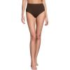Lands’ End Women’s Chlorine Resistant Pinchless High Waisted Bikini Bottoms(Chocolate Brown)