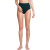 Lands’ End Women’s Chlorine Resistant Pinchless High Waisted Bikini Bottoms(Deep Balsam)