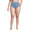 Lands’ End Women’s Chlorine Resistant Pinchless High Waisted Bikini Bottoms(Dusk Sky)