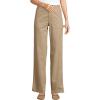 Lands’ End Women’s Herringbone Chino High Rise Utility Pants(Desert Tan)