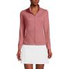Lands’ End Women’s High Impact Full Zip Jacket(Dark Rose Clay)