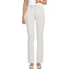 Lands’ End Women’s High Rise Slimming 5 Pocket Chino Slim Leg Pants(Light Stone)