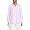 Lands’ End Women’s Oxford Shirt(Pale Whisper Lilac)