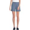 Lands’ End Women’s Plus Size Elastic Back Classic 7″ Chino Shorts(Evening Sky Chambray)
