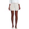 Lands’ End Women’s Plus Size Elastic Back Classic 7″ Chino Shorts(Light Stone)
