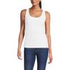 Lands’ End Women’s Pointelle Rib UNeck Tank(White)