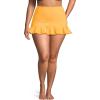 Lands’ End Women’s Ruffle Hem Mini Swim Skirt(Sweet Mango)