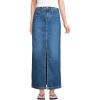 Lands’ End Women’s Soft Denim Maxi Skirt(Indigo Tide Blue)