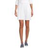 Lands’ End Women’s Sport Knit High Rise Shorts(White)