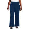 Lands’ End Women’s Starfish High Rise Palazzo Pants(Deep Sea Navy)