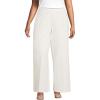 Lands’ End Women’s Starfish High Rise Palazzo Pants(Ivory)