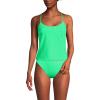 Lands’ End Women’s Tugless Quickdry Adjustable Strappy Back Tankini Top(Crisp Mint)