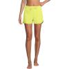 Lands’ End Women’s Woven Packable 3″ Dolphin Hem Swim Cover-up Shorts(Sunlight Lime)