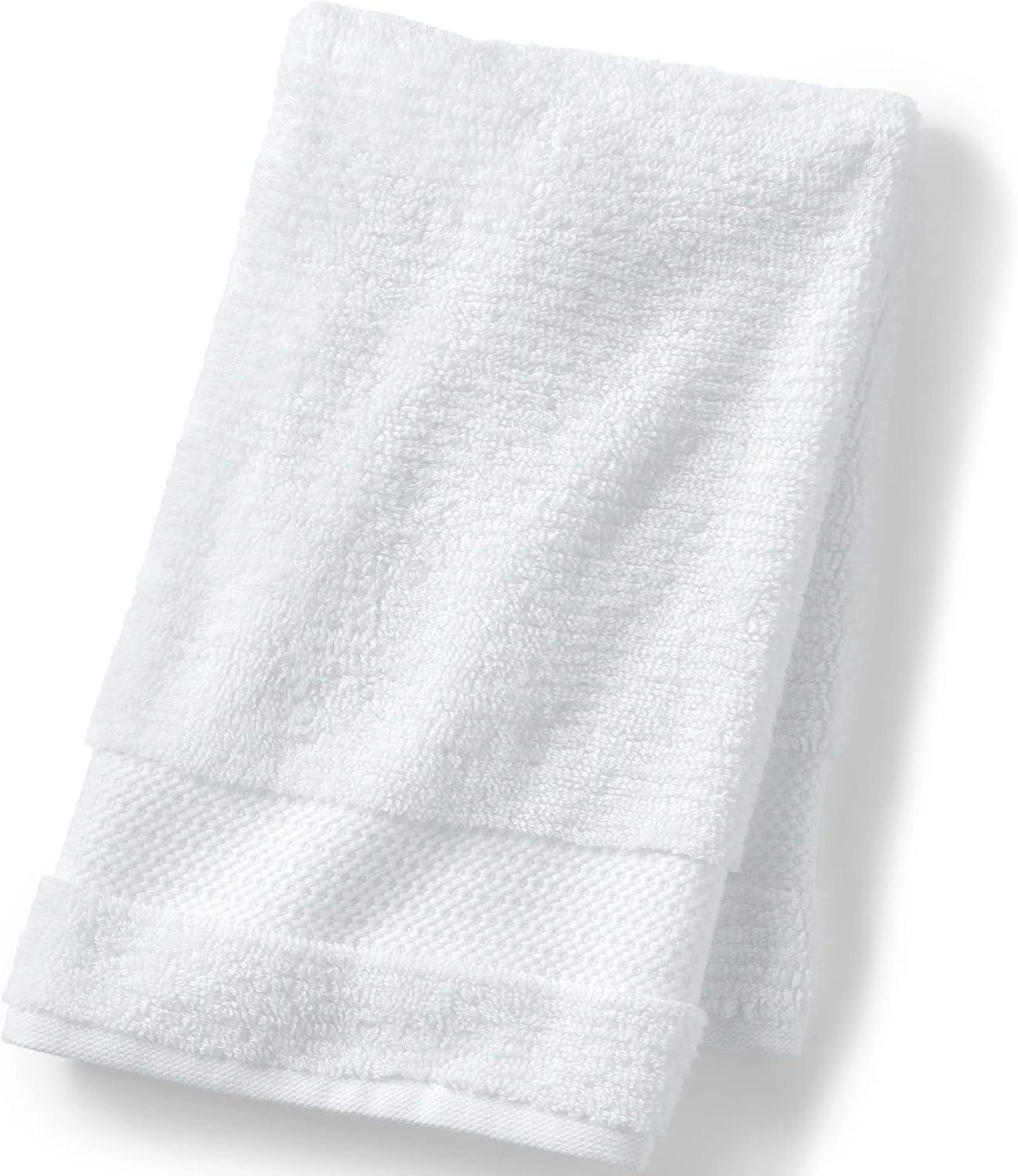 imageLands End Organic Towel White 6 Piece Towel SetWhite