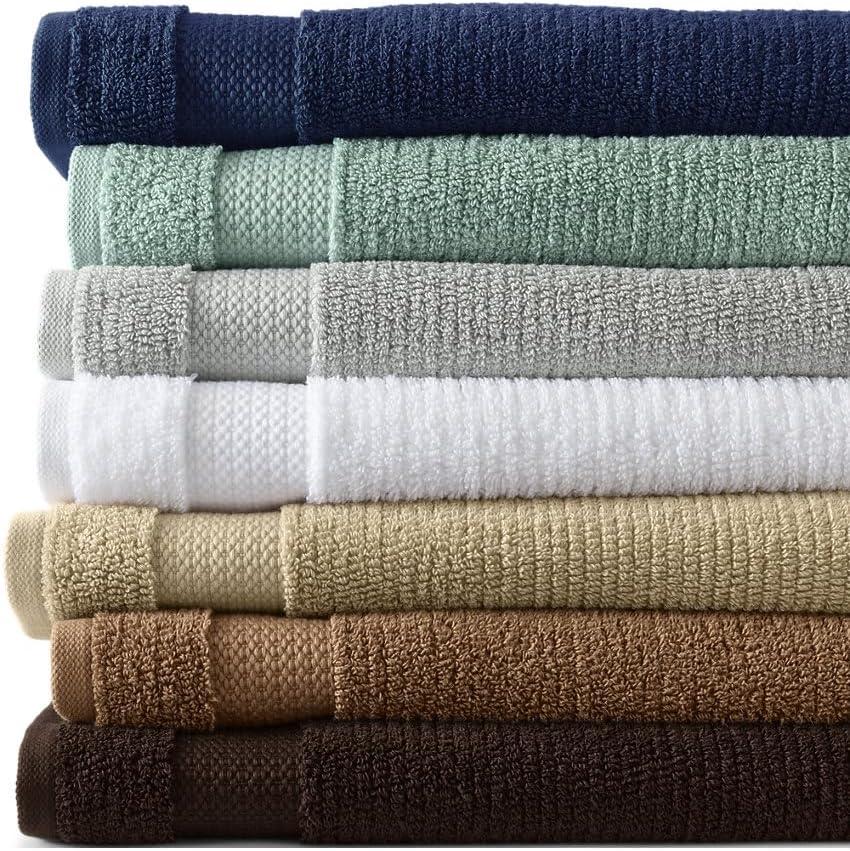 imageLands End Organic Towel White 6 Piece Towel SetWhite